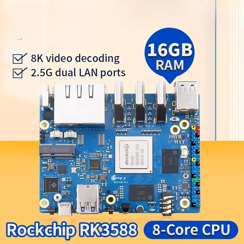 16GB RAM, RK3588 칩셋, PCIe 모듈,  - Orange Pi 5 Plus 16Gb 리뷰 및 가격